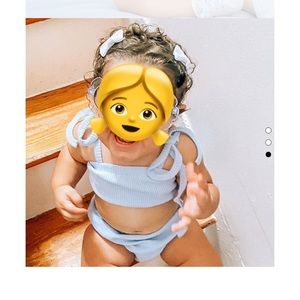 NWOT light blue set for baby